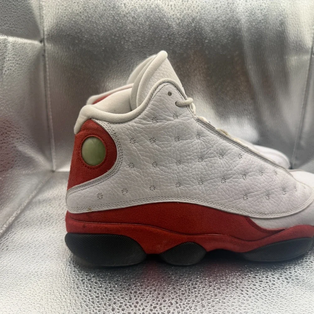 Size 8.5 Jordan 13 Retro Chicago 2016 White/Black-True Red Mens Shoes 414571-122